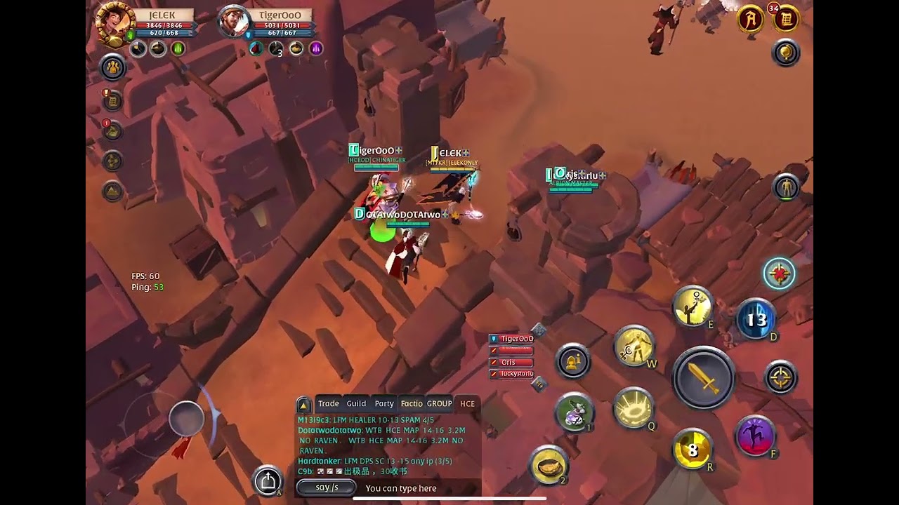 HCE | FOS LVL 18 | Healer POV - Albion Online