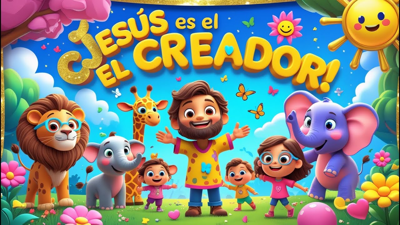 Jesús es el Creador 🎬✨Canción Infantil🎶🌈