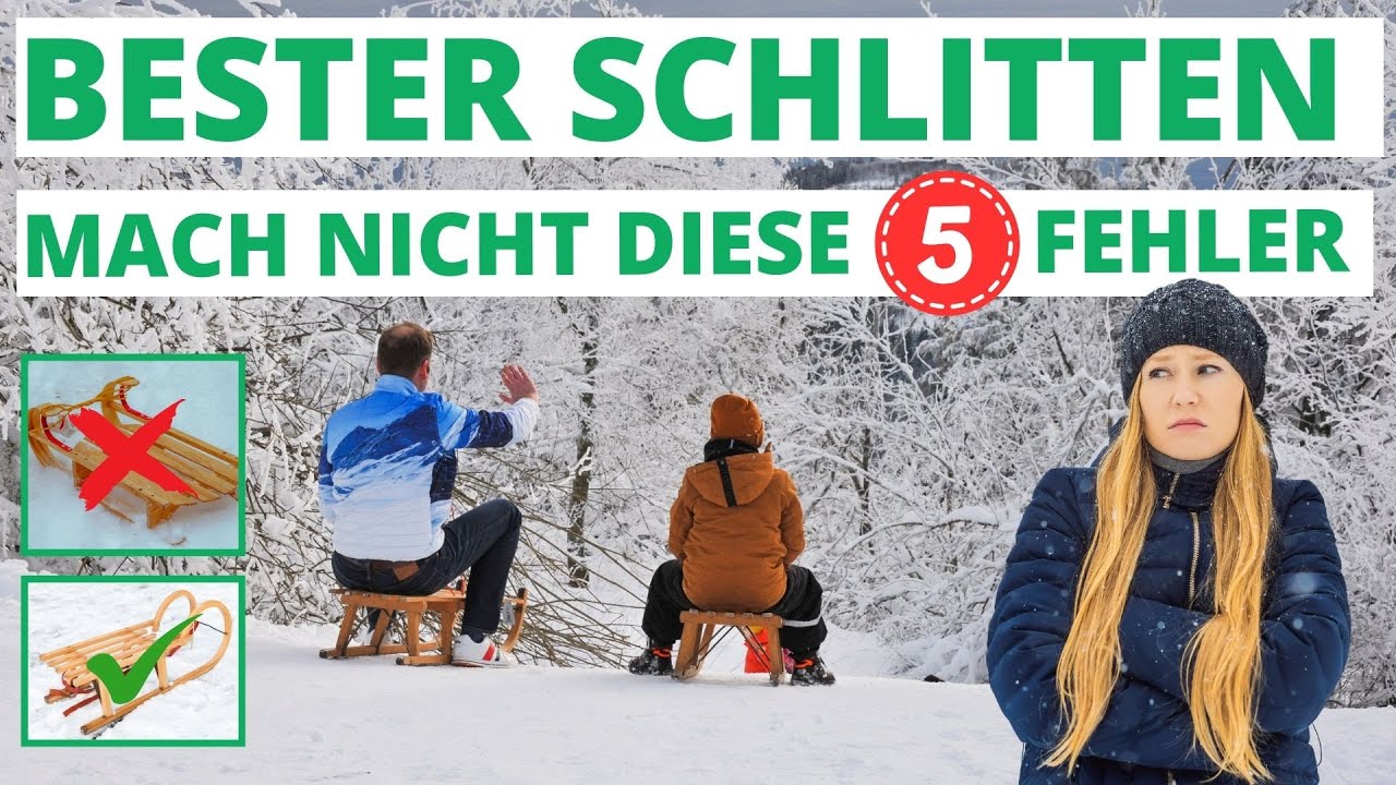 Bester Schlitten: 5 Fehler beim Kauf | #Holzschlitten #Lenkschlitten