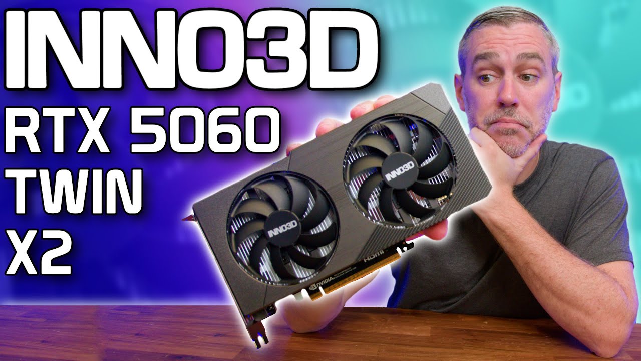Обзор INNO3D RTX 5060 8GB TWIN X2 [Тесты | Разгон | Мощность | Температуры]