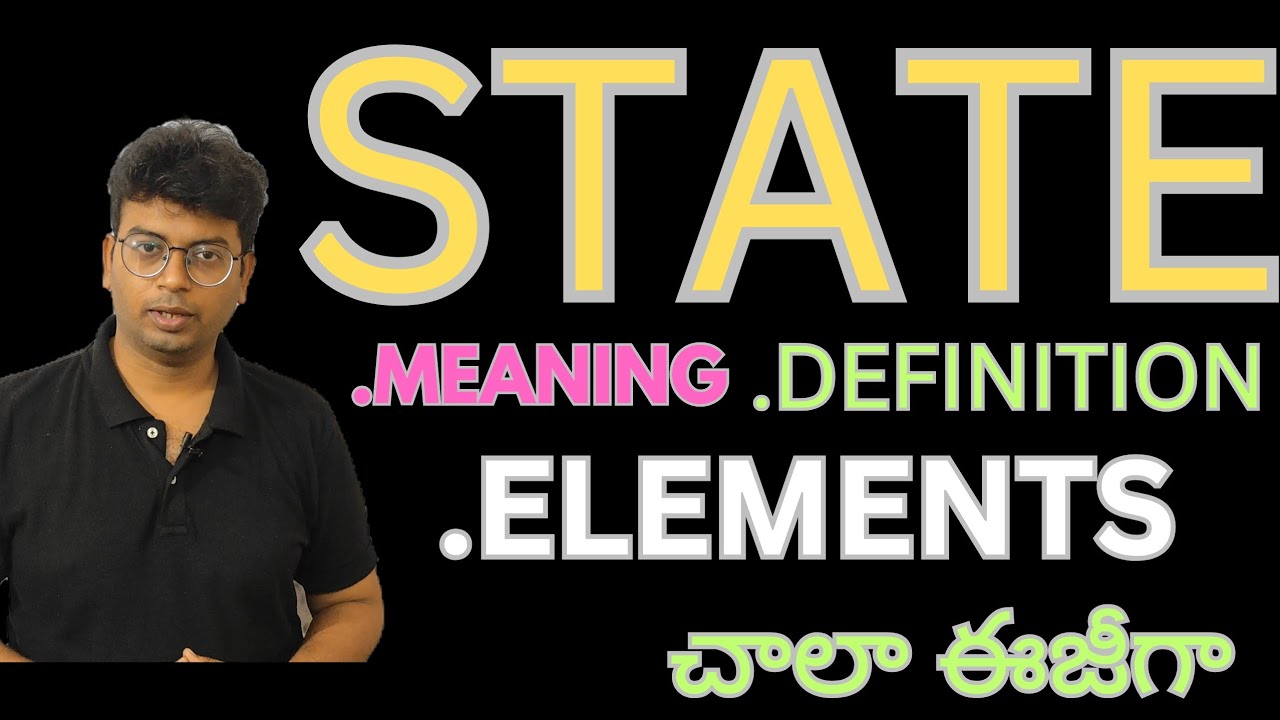 State|meaning definition elements of state|political science|civics|#civics #political_science