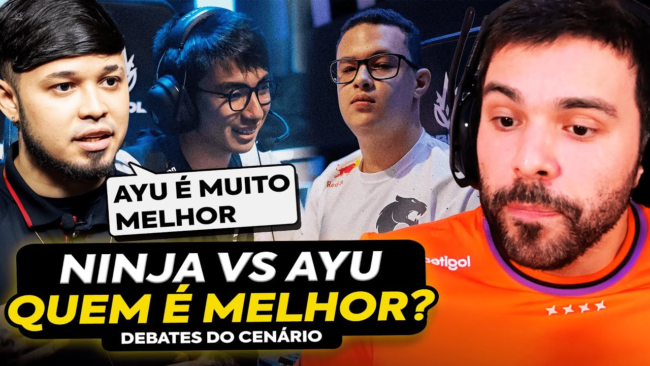 🚨 MINERVA, TITAN E GREVTHAR DISCUTIRAM QUEM É O MELHOR ADC ENTRE AYU E NINJA CANALHA! ENTENDA O CASO