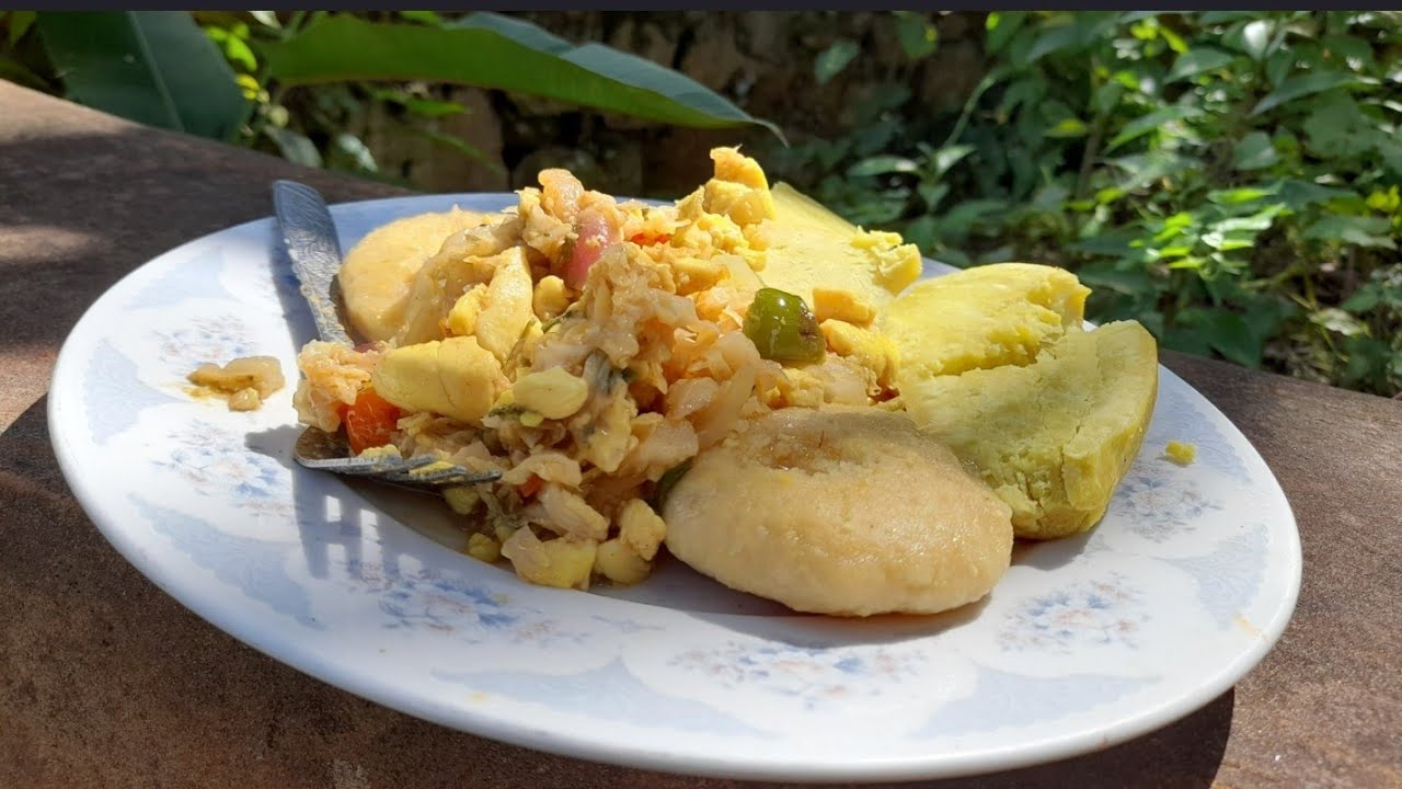 ULTIMATE CORN DUMPLING 🌽, with Ackee+ Cabbage| We visited a Great House  in mile Gully.