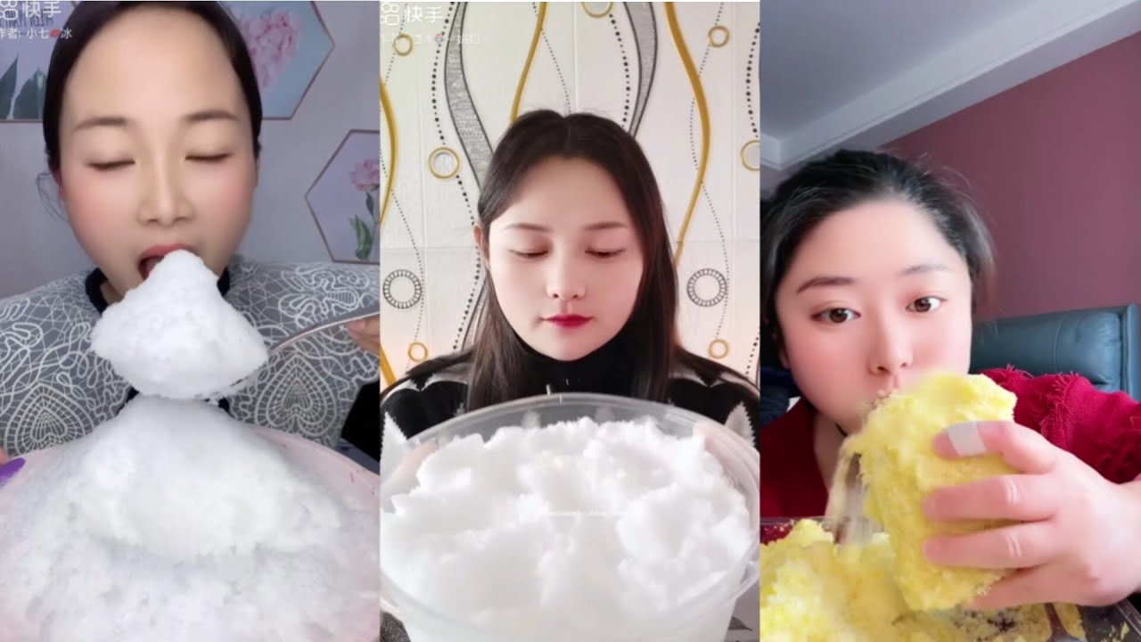 [BitesOnly] || Dry Shaved Ice Eating Asmr 🤤🤩💓 ||