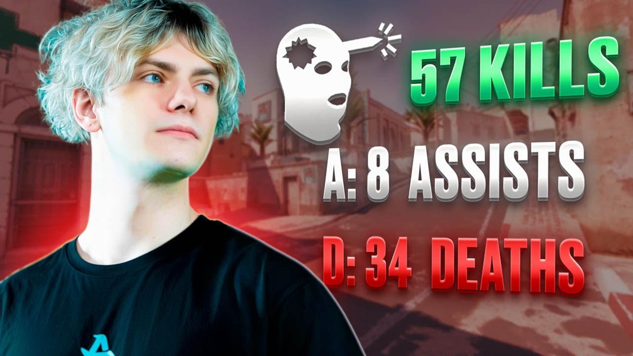 DEKO НАБИЛ 57 ФРАГОВ ЗА КАТКУ! - САМАЯ ПОТНАЯ ИГРА НА 4000 ELO! (CS 2) #deko #cs2
