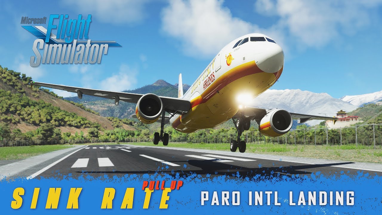 PARO INTL (VQPR) | CHALLENGING LANDING | FENIX A320 | MSFS |4K