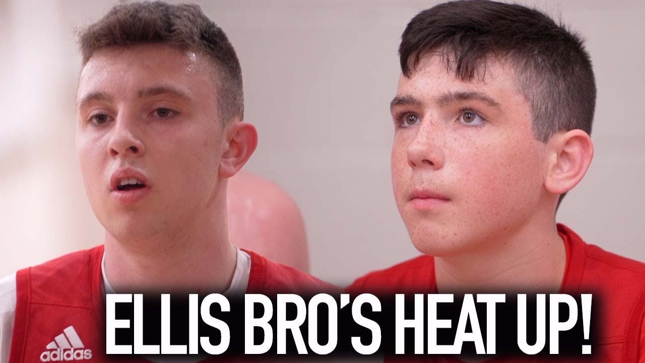 Eli & Isaac Ellis Heat UP In First Adidas AAU Game! Eli Ellis Shocks Defense All Game!
