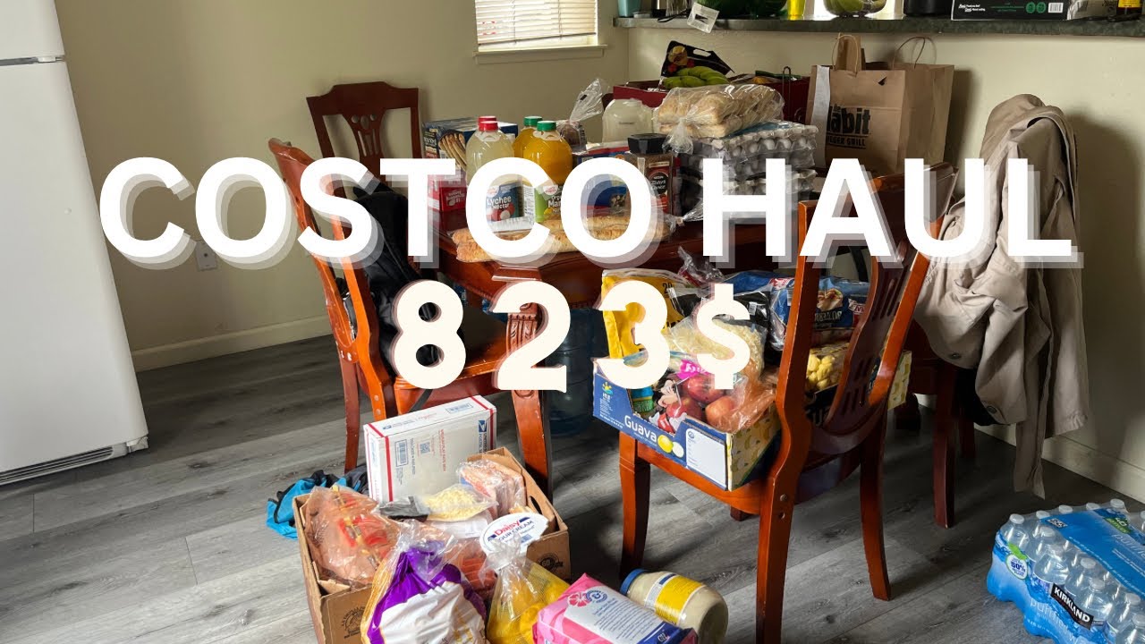 Compras en Costco, compras para el mes 