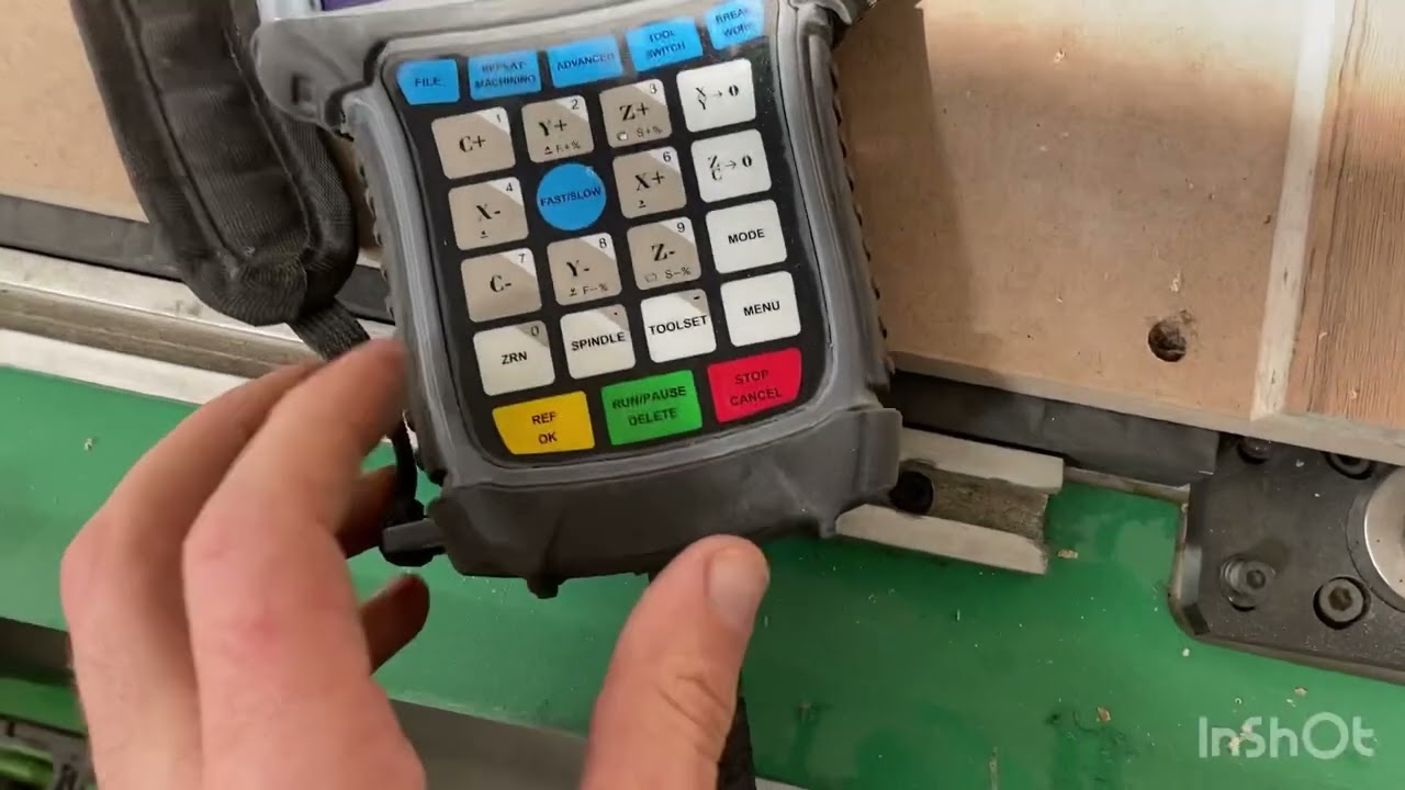 Обучаю пульту Richauto A57, чпу Segatrici