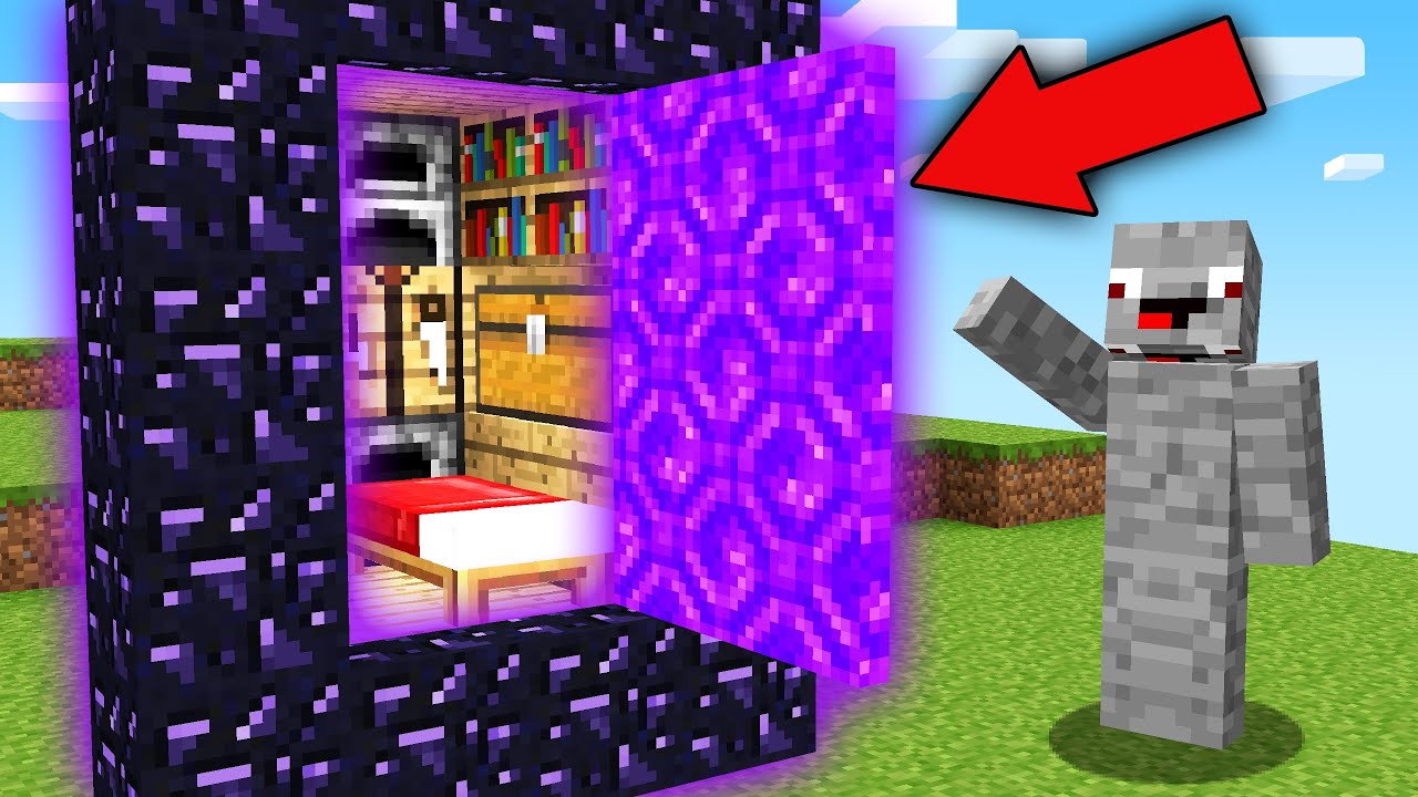 Ich BAUE eine GEHEIME PORTAL BASE in Minecraft RP!