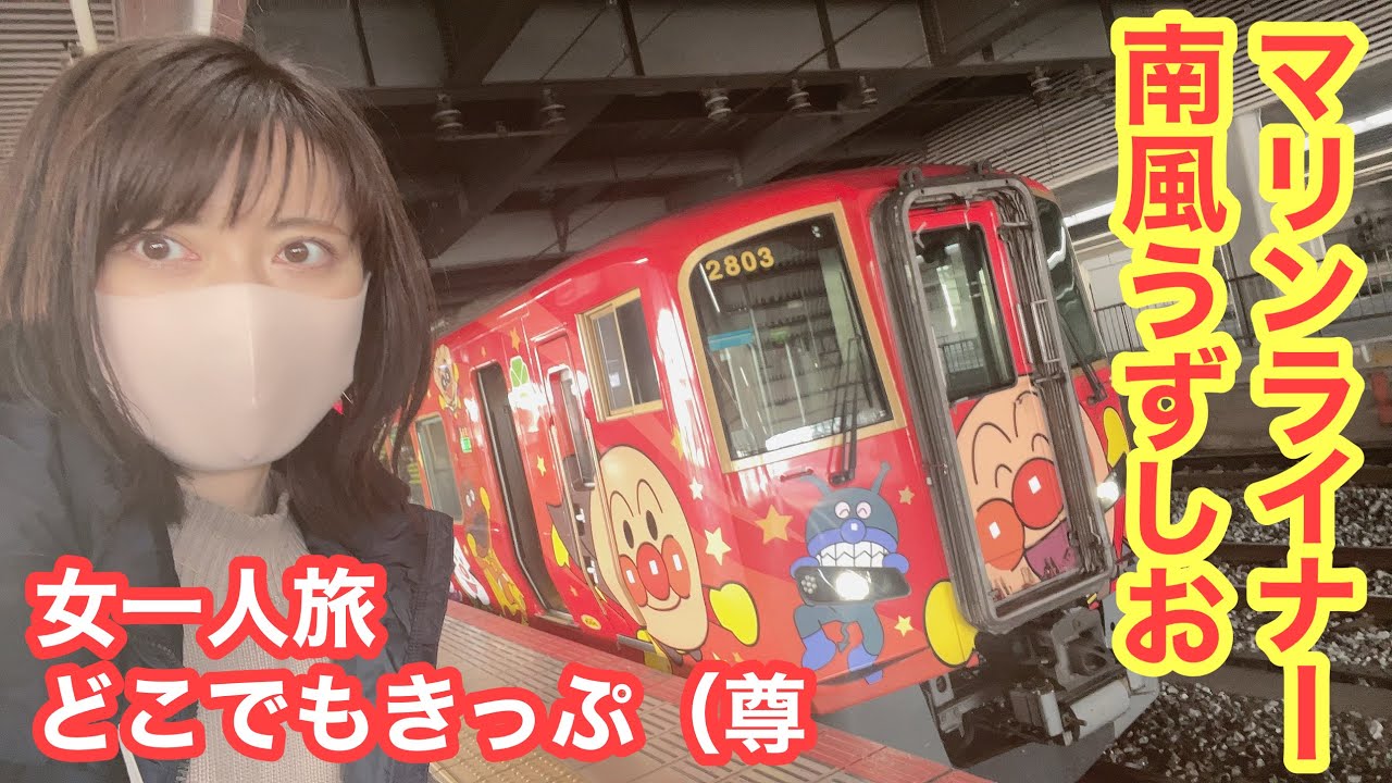 【どこでもきっぷ】5000系マリンライナーと2700系振り子式気動車特急南風うずしお