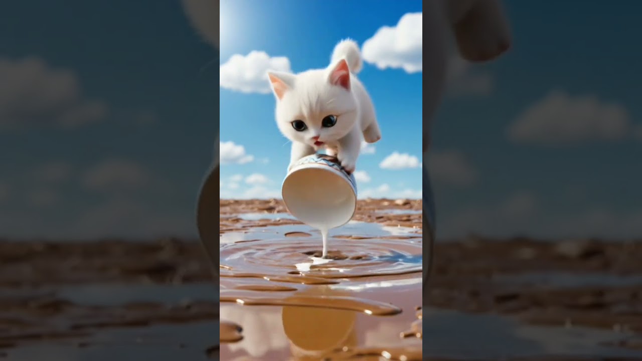 Kids Love This Cat 😻 | Funny Cat Cartoon | Dhink Chhikka Sound 😂 