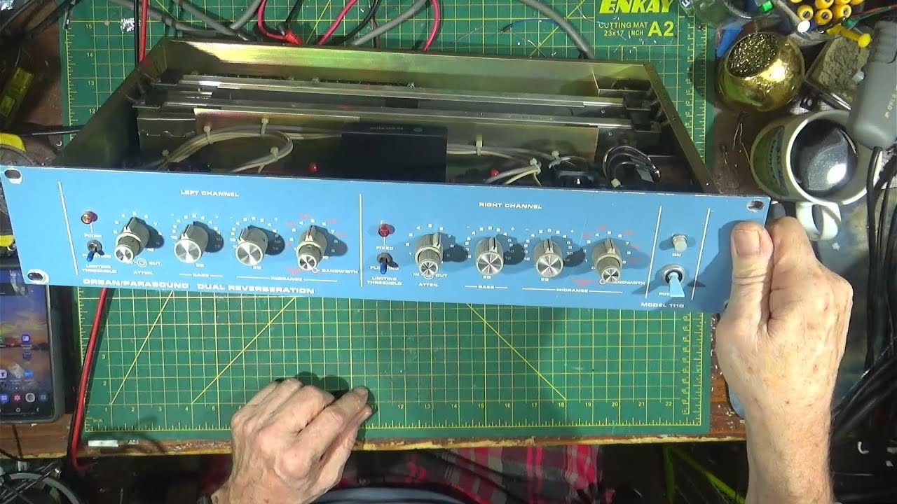 Ремонт ревербератора Orban 111B Parasound Dual Reverb