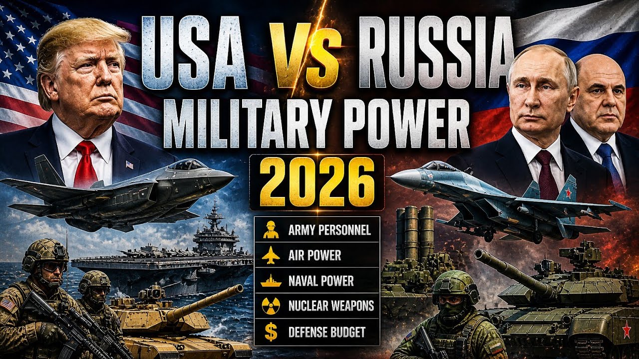 USA vs Russia Military Power 2026 | Who Is Stronger? Full Comparison