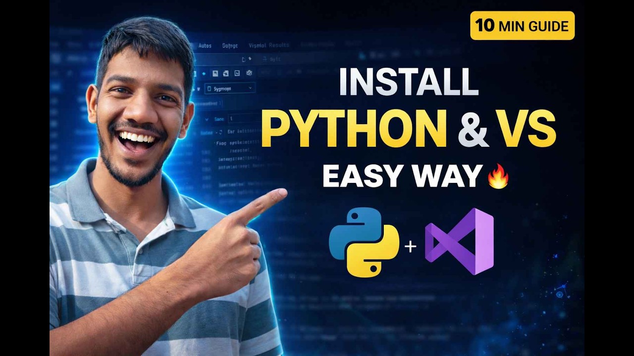 Windows में Python कैसे Install करें | Beginners के लिए Complete Guide (Hindi)