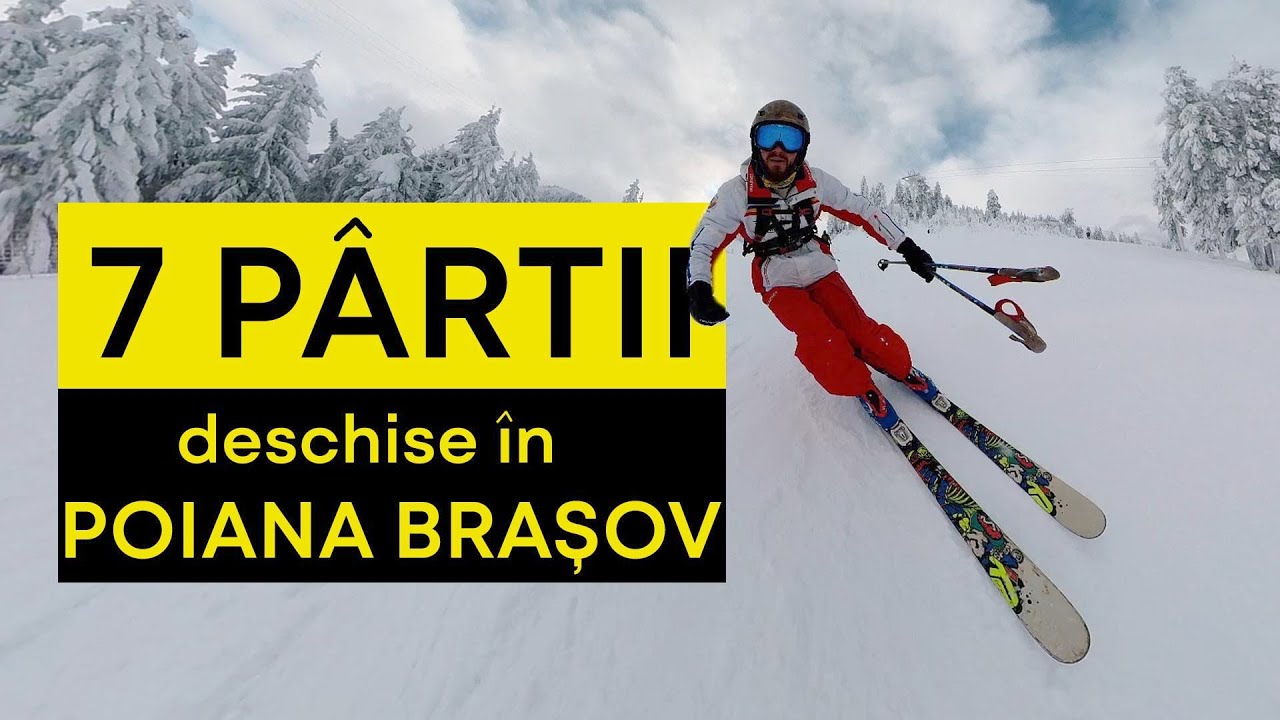 Afla cum se schiaza în Poiana Brașov la inceput de februarie 2023