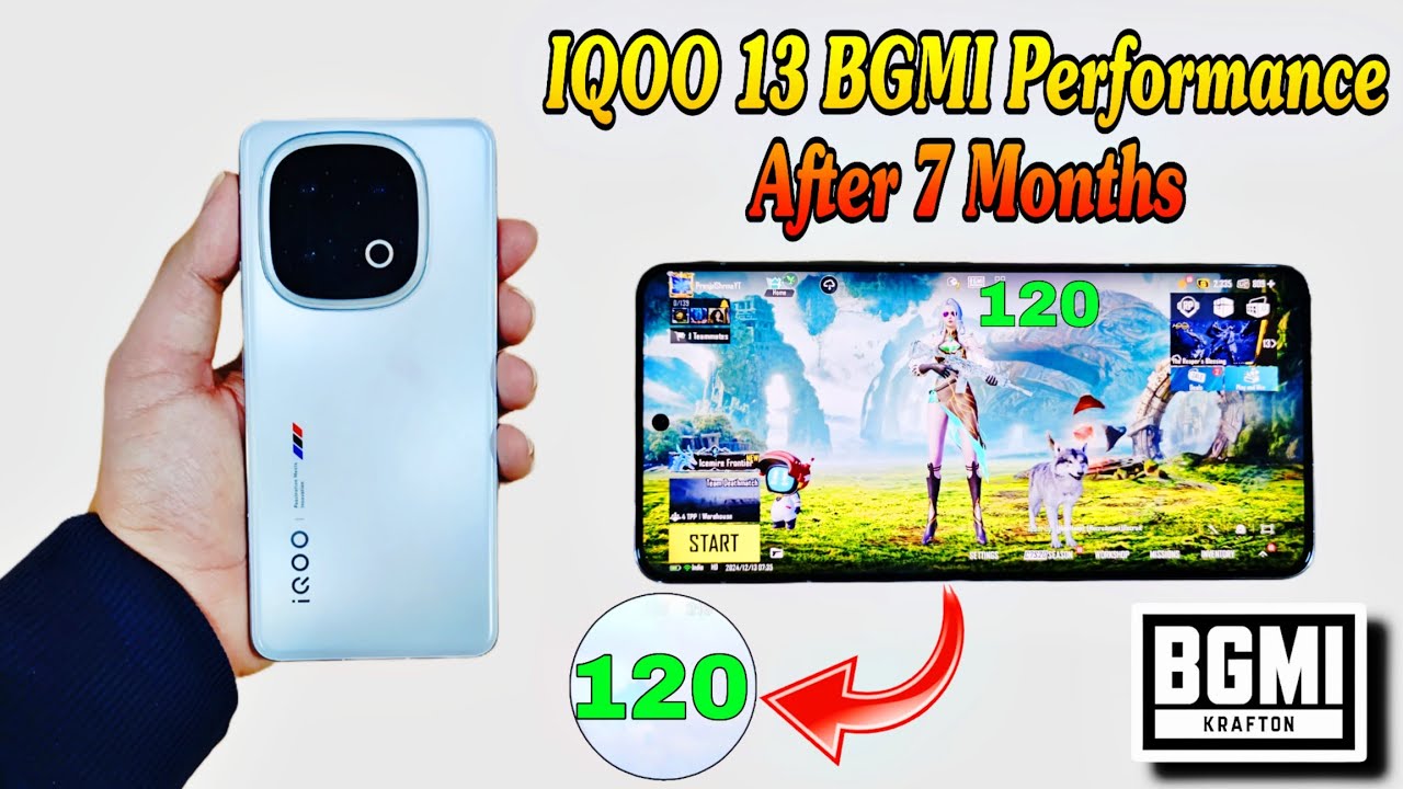 IQOO 13 BGMI Review After 7 Months *With FPS Meter