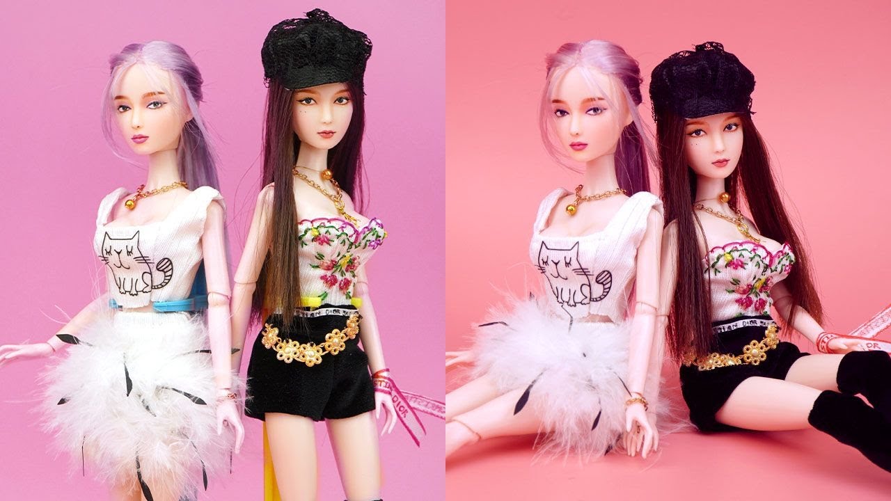 Ji-soo ♡ Rosé ~ 20 DIY Ideas for Your Babies to Look Like Famous Celebrities