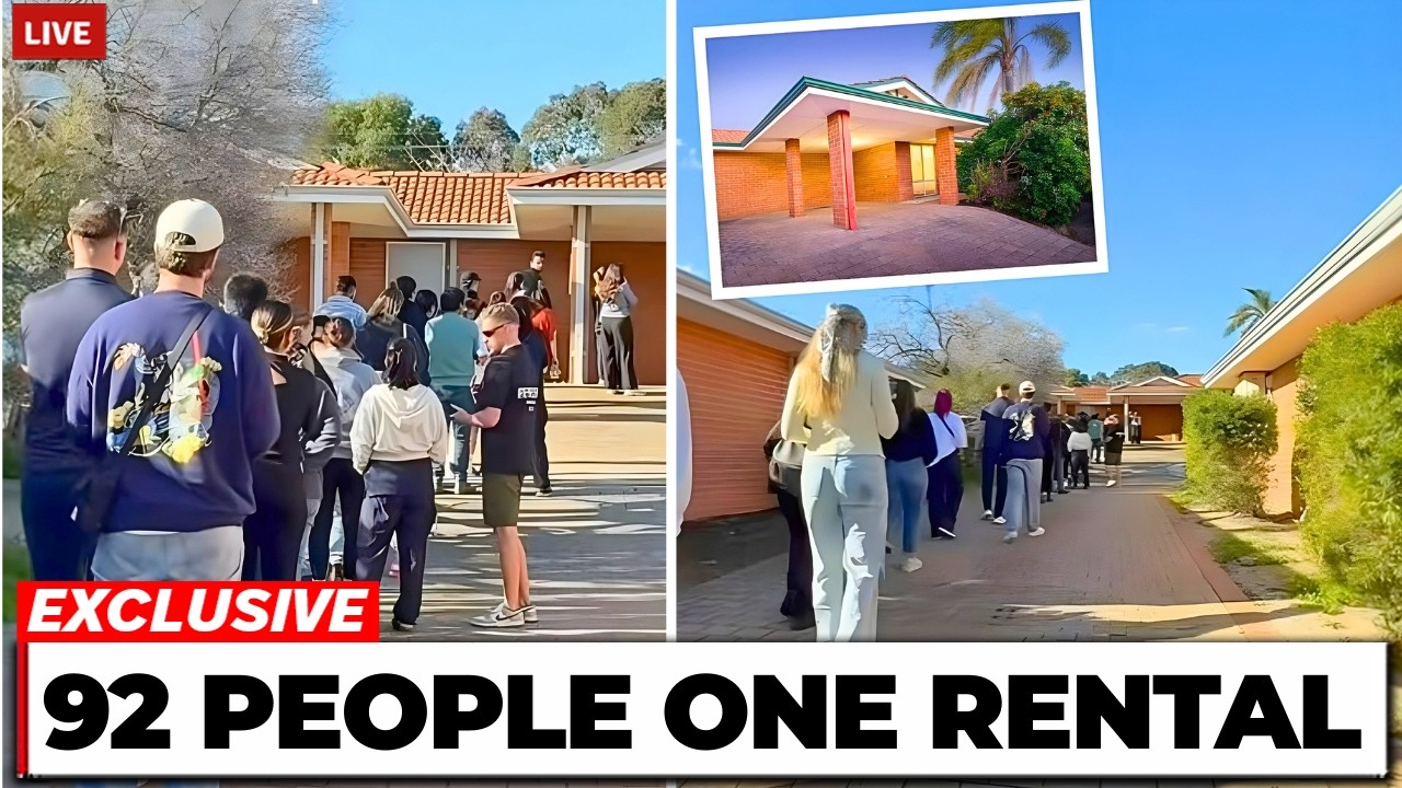 WA Premier PANICS After 92 People Queue For ONE Perth Rental!