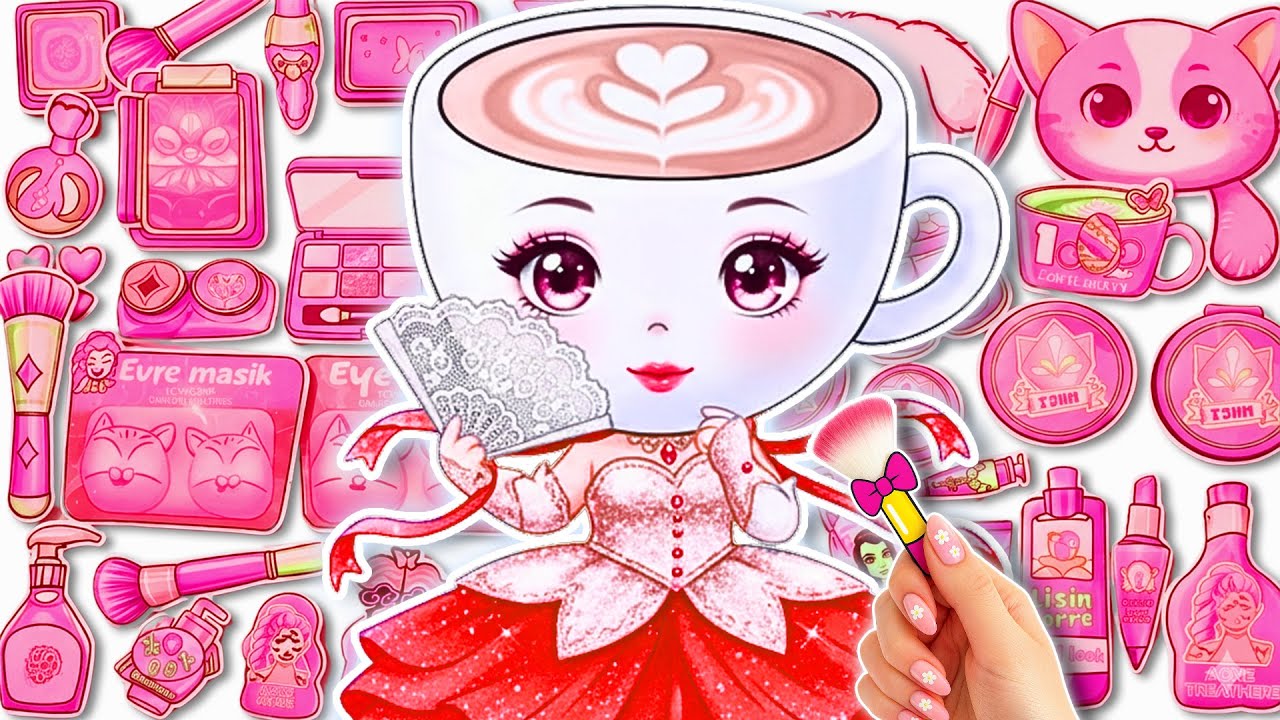 From Cute Cup to Queen 👑 Ballerina Cappuccina Makeup | Anna DIY