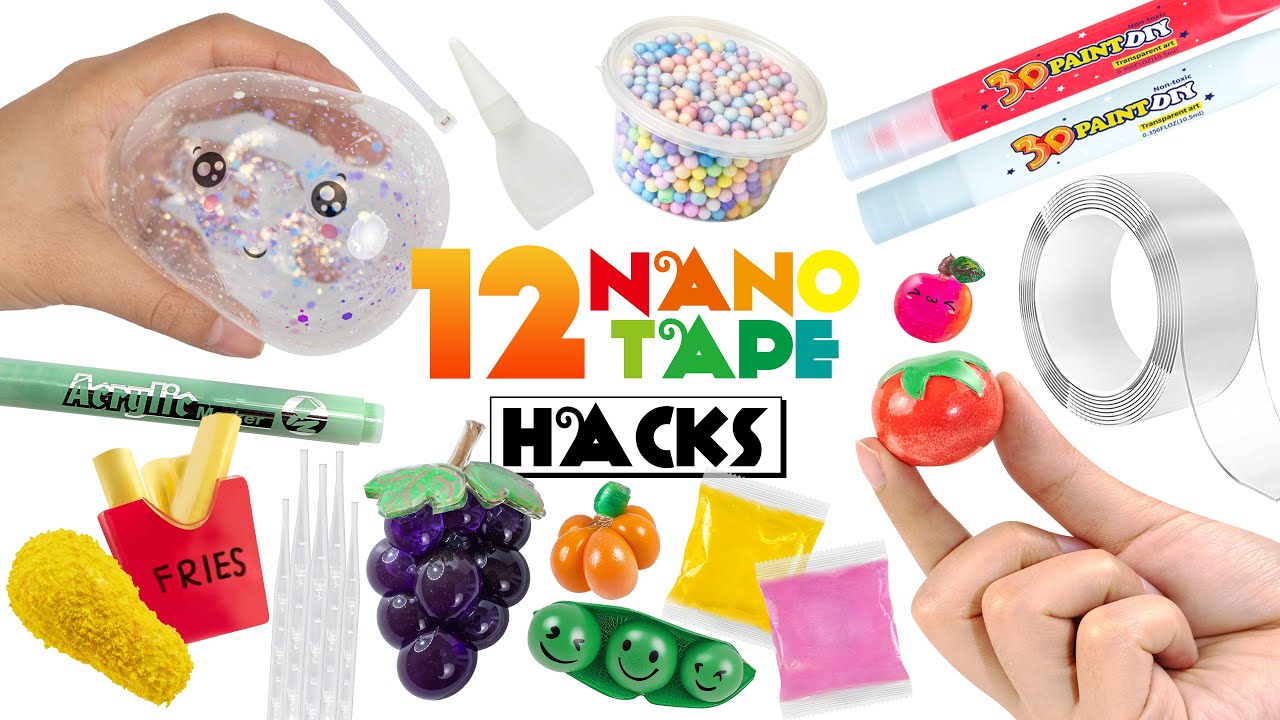 Nano Tape DIY Hacks (12 Ideas) | 4 Nano Tape Kits Unboxing + Step-by-Step Tutorial