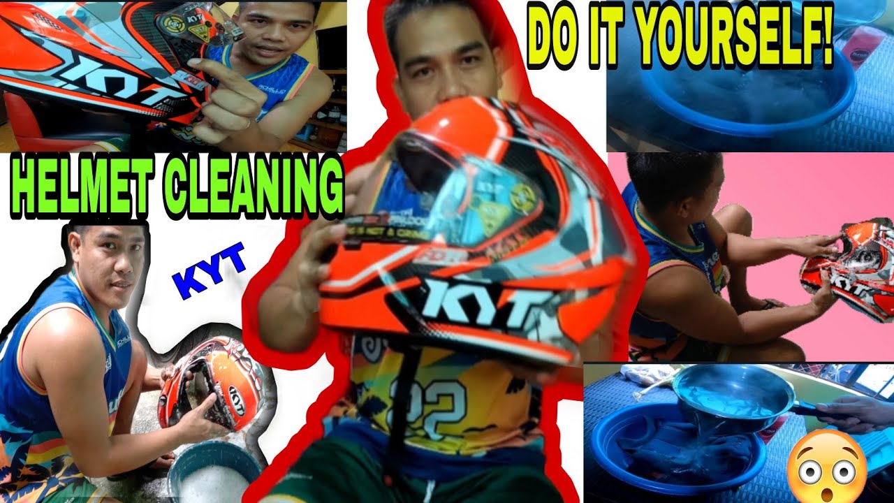 KYT HELMET DISMANTLE AND DIY CLEANING || KYT SIMPLE TUTORIAL || TIPS