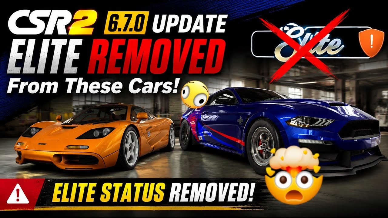 CSR2 | Elite has been removed from the car since the 6.7.0 update. 