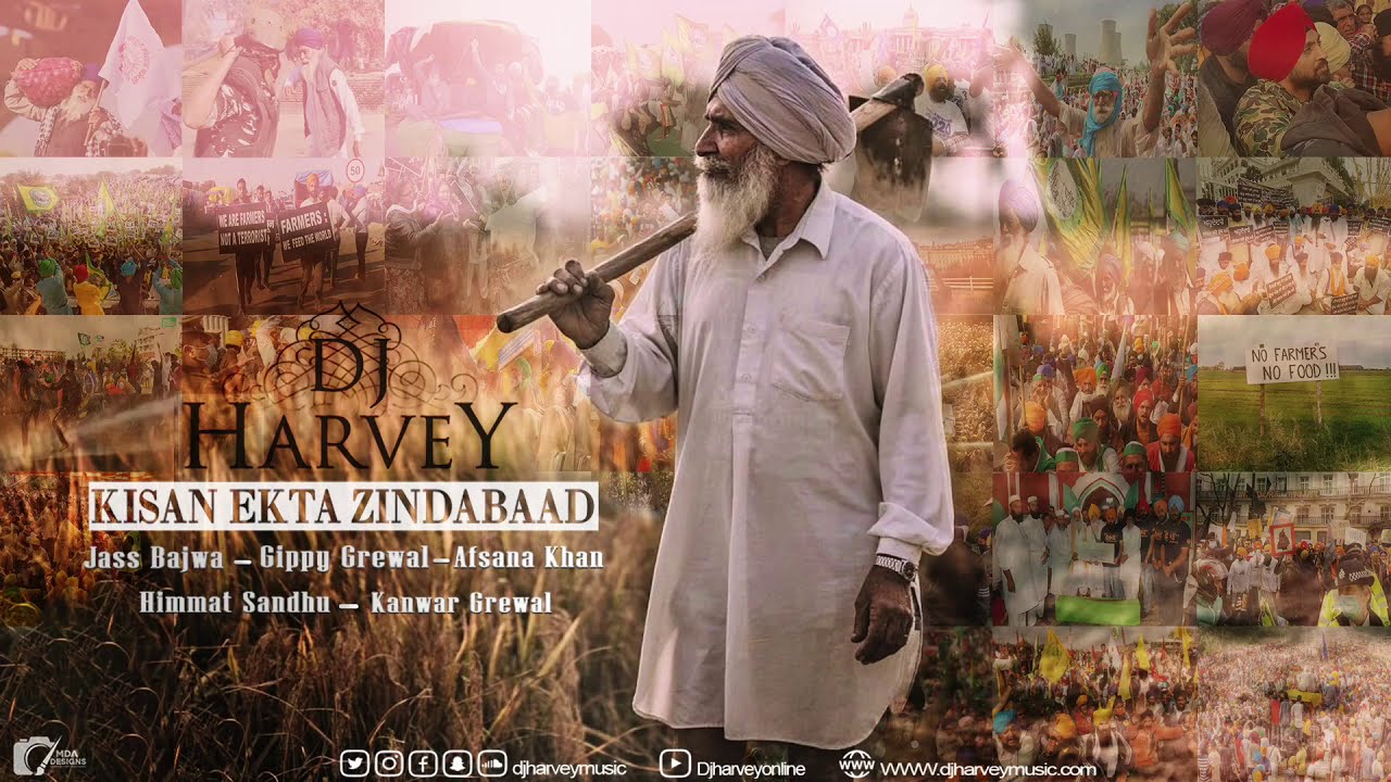 KISAN EKTA ZINDABAAD BY DJ HARVEY #KISANEKTAZINDABAAD #FARMER #DELHI #SINGHUBORDER #2021