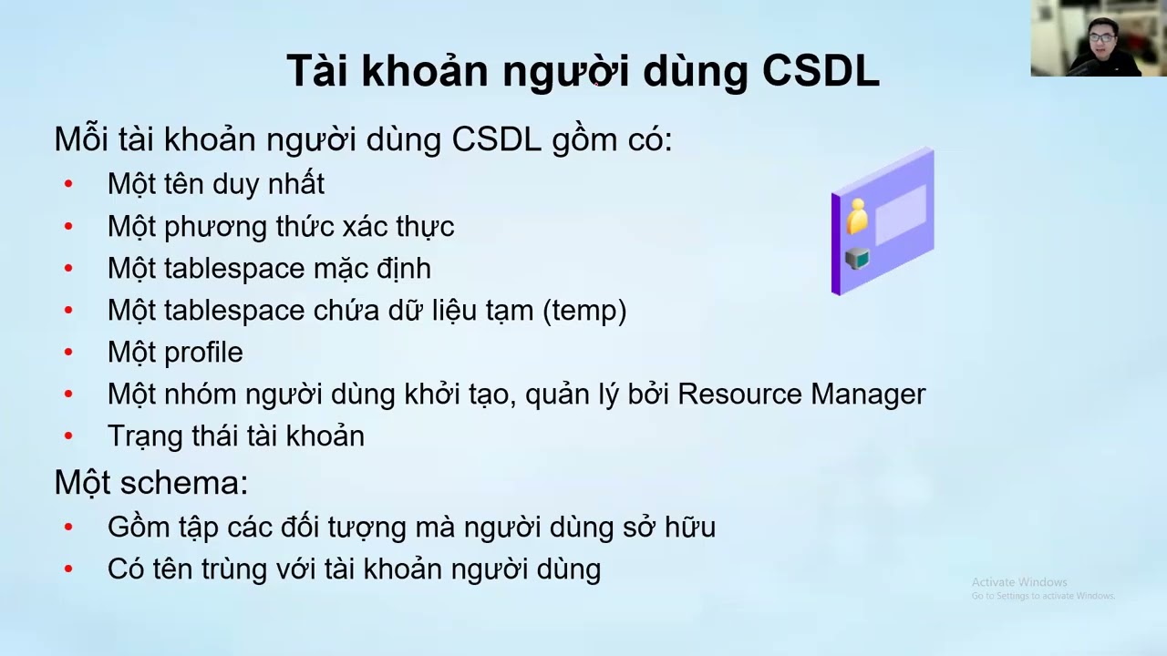 06.Quản trị người d&ugrave;ng - OAZ28 B5 | Trần Văn B&igrave;nh Oracle Database Master