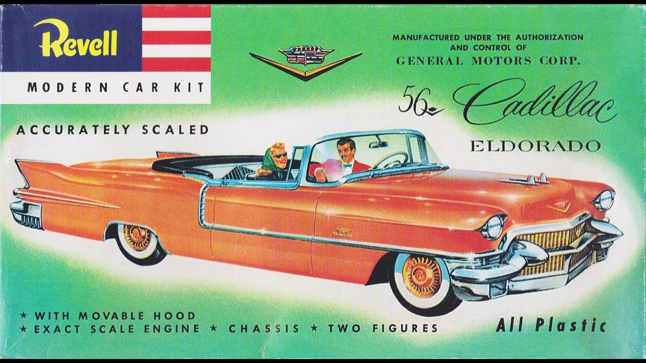A Sneak Peek into a 1/32 scale Revell 1956 Cadillac Eldorado Unboxing Video 1