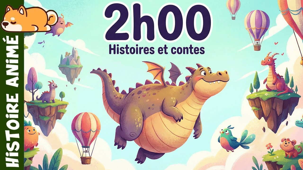 2H00 COMPILATION D'HISTOIRES 🌙 Histoire pour s'endormir | Conte pour enfants sur les dragons