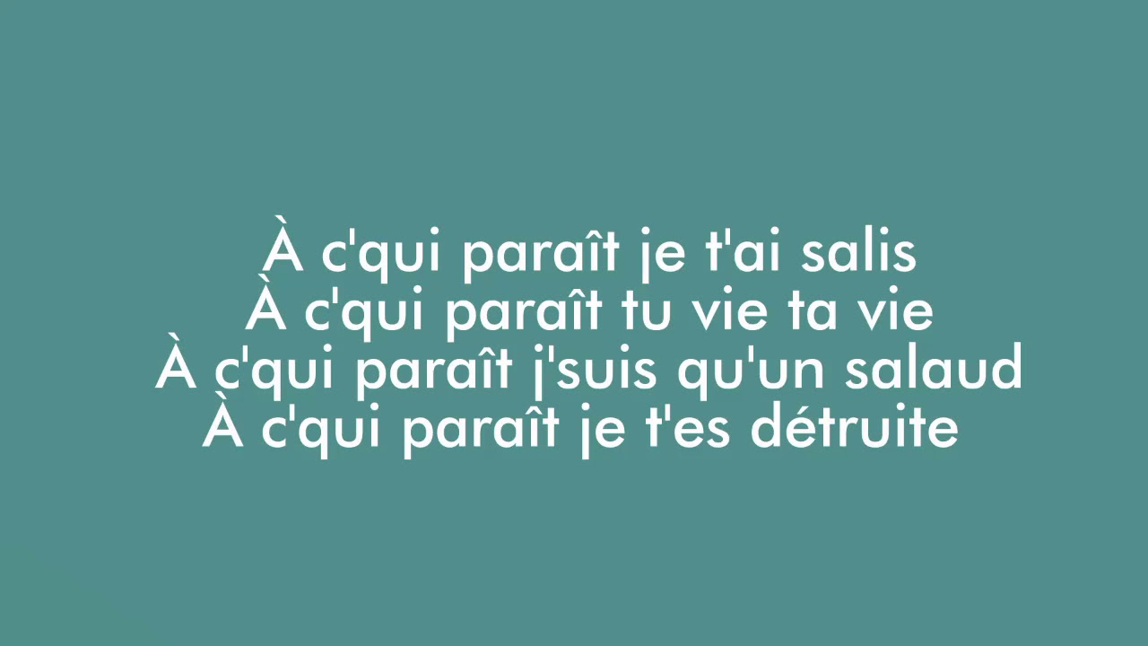 Mc Box - Au revoir ( Run Hit ) Lyrics