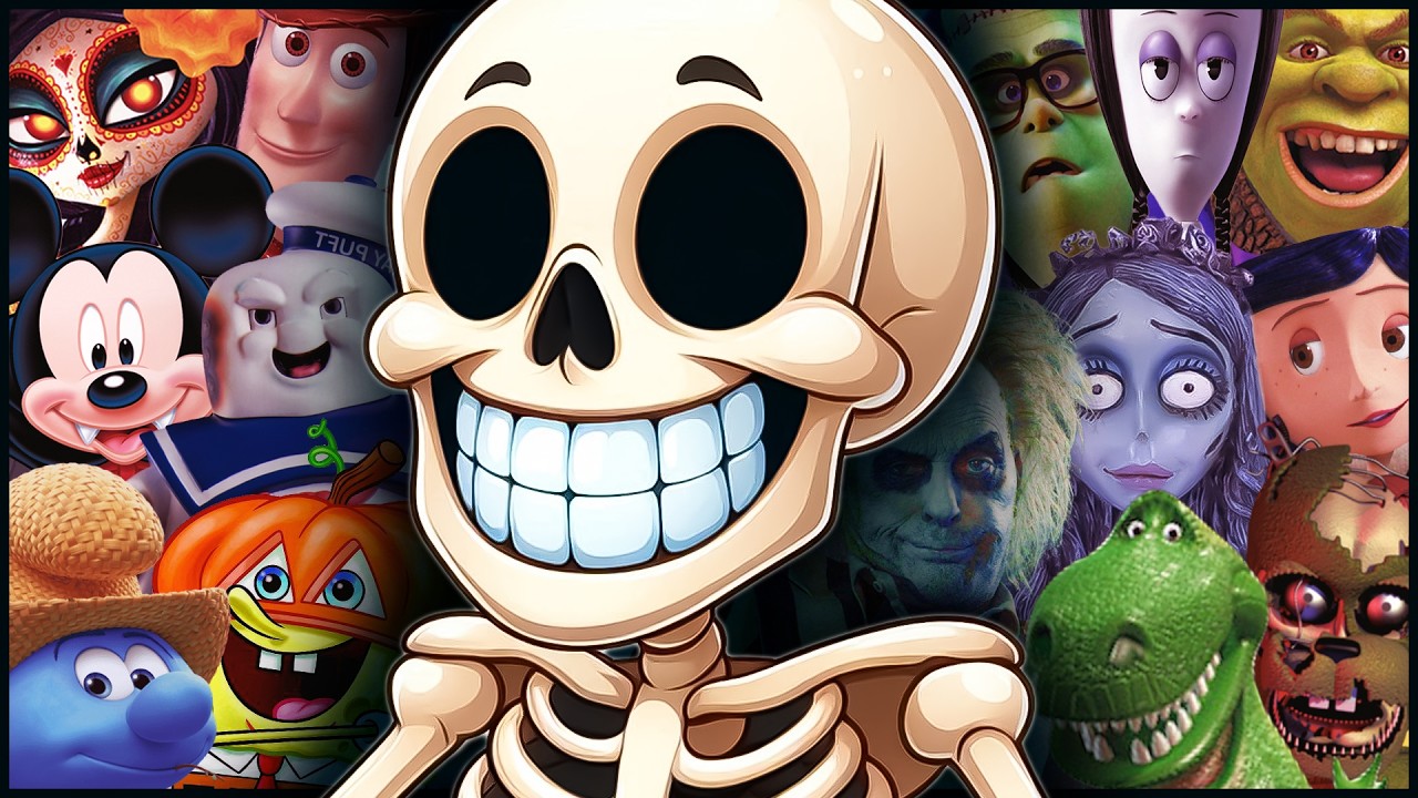 Spooky Scary Skeletons Song (Movies and Series COVER) PART 4
