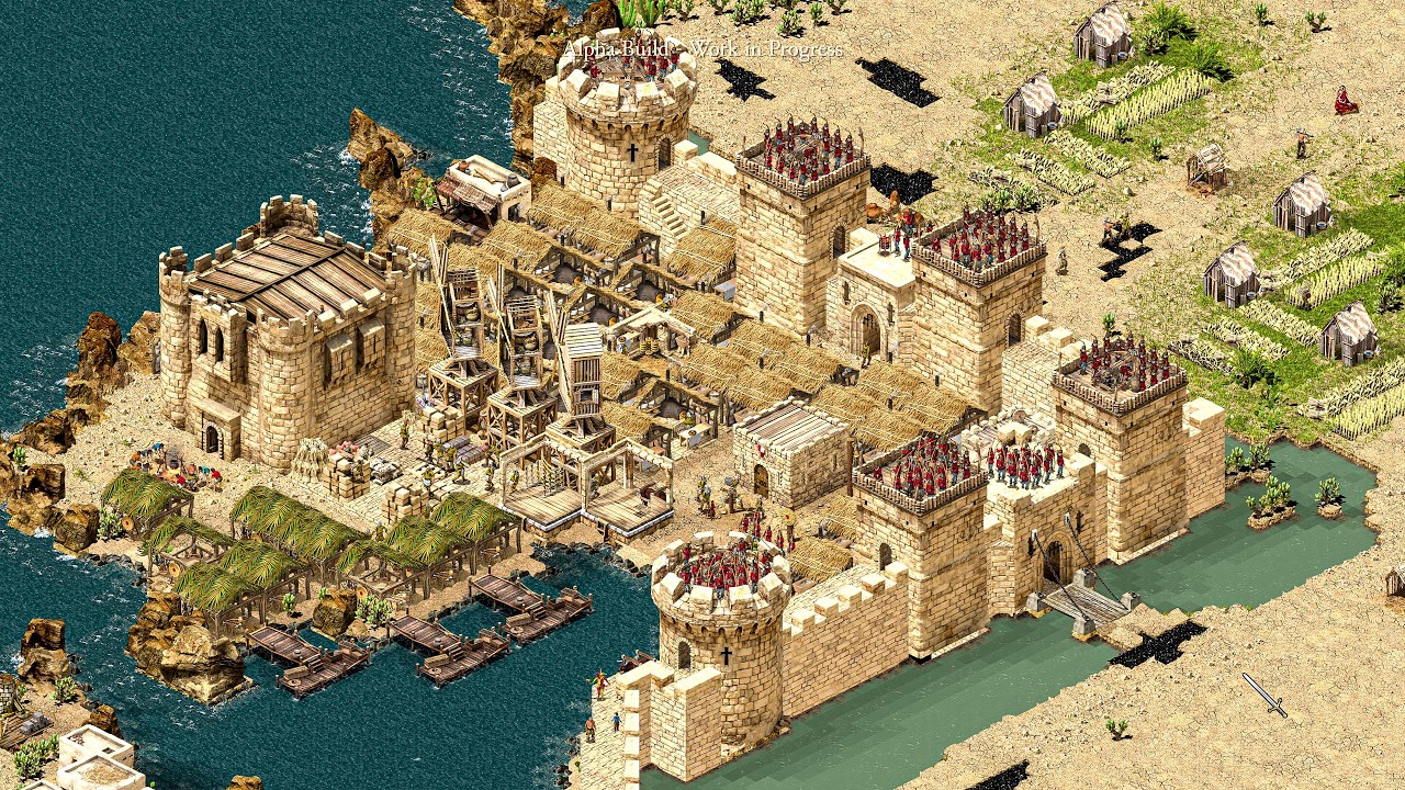 Stronghold Crusader Definitive Edition - Castle LAST STAND Against Enemy Waves