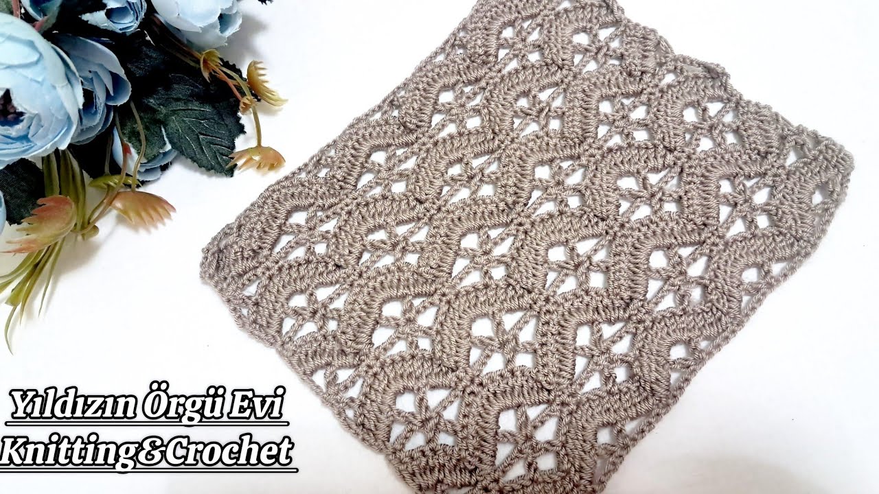 Gören Herkes Örneği İsteyecek! 😍 Beautiful Leaf Crochet Stitch for Cardigans