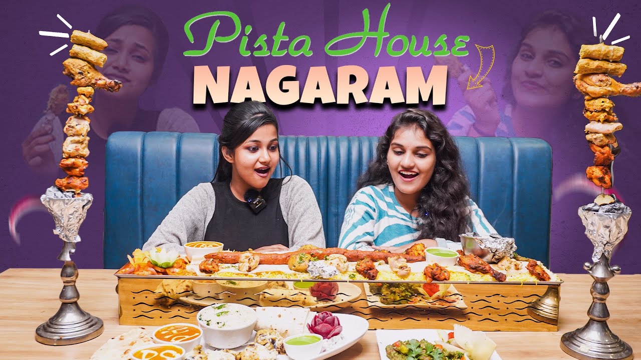Pista House @Nagaram Lo Full Biryani Blast 💥 | Mutton, Chicken, Kababs & More! 🍗🍛