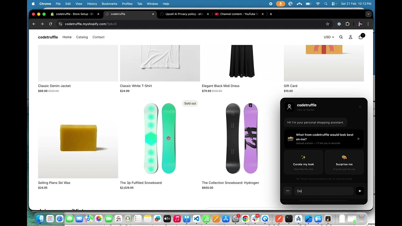 Upsell AI shopify plugin