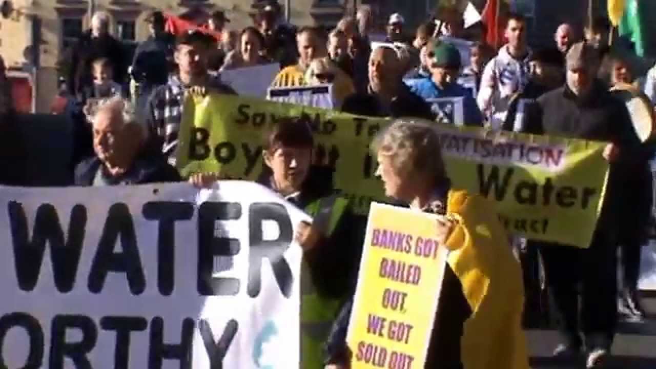 Enniscorthy's Water tax protest, 25th Oct 2014.