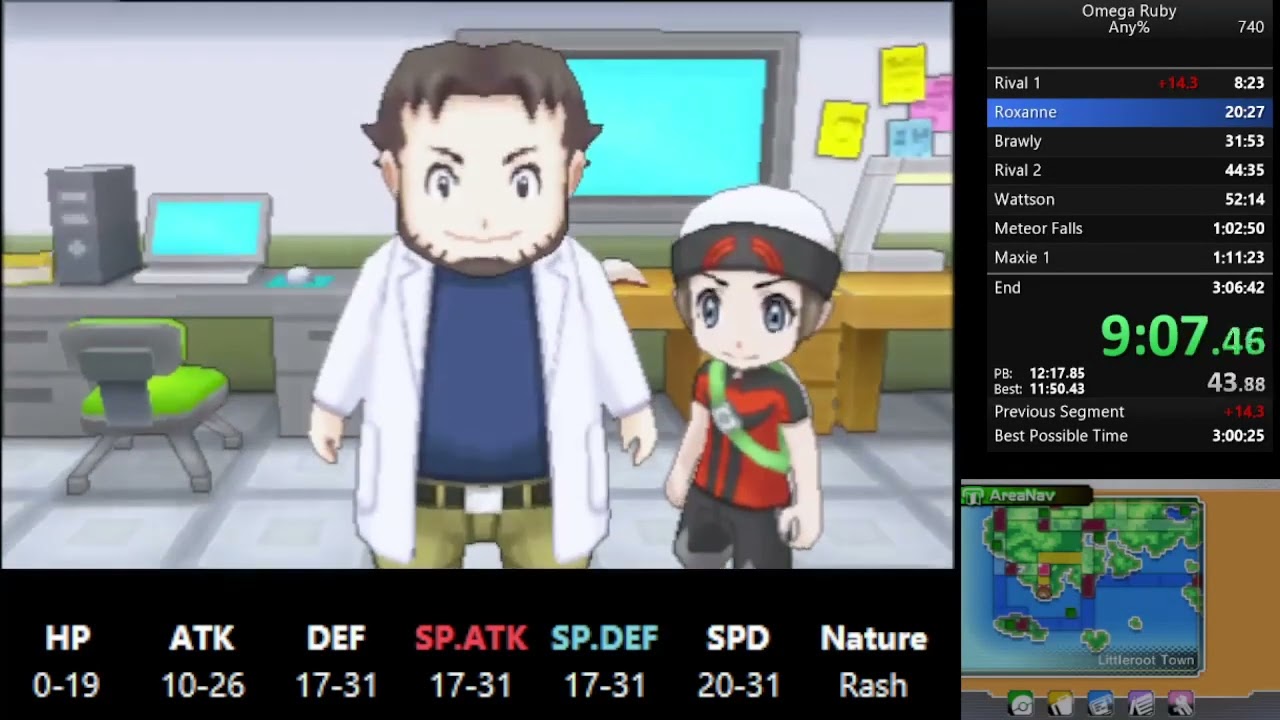 Pokemon Omega Ruby Any% in 2:53:05 (Former WR)