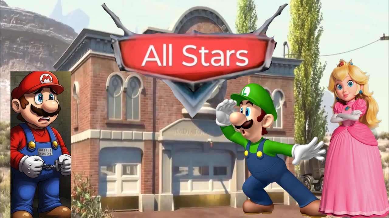 All Stars (Cars) part 8: Traffic Court/Mario Meets his Dad