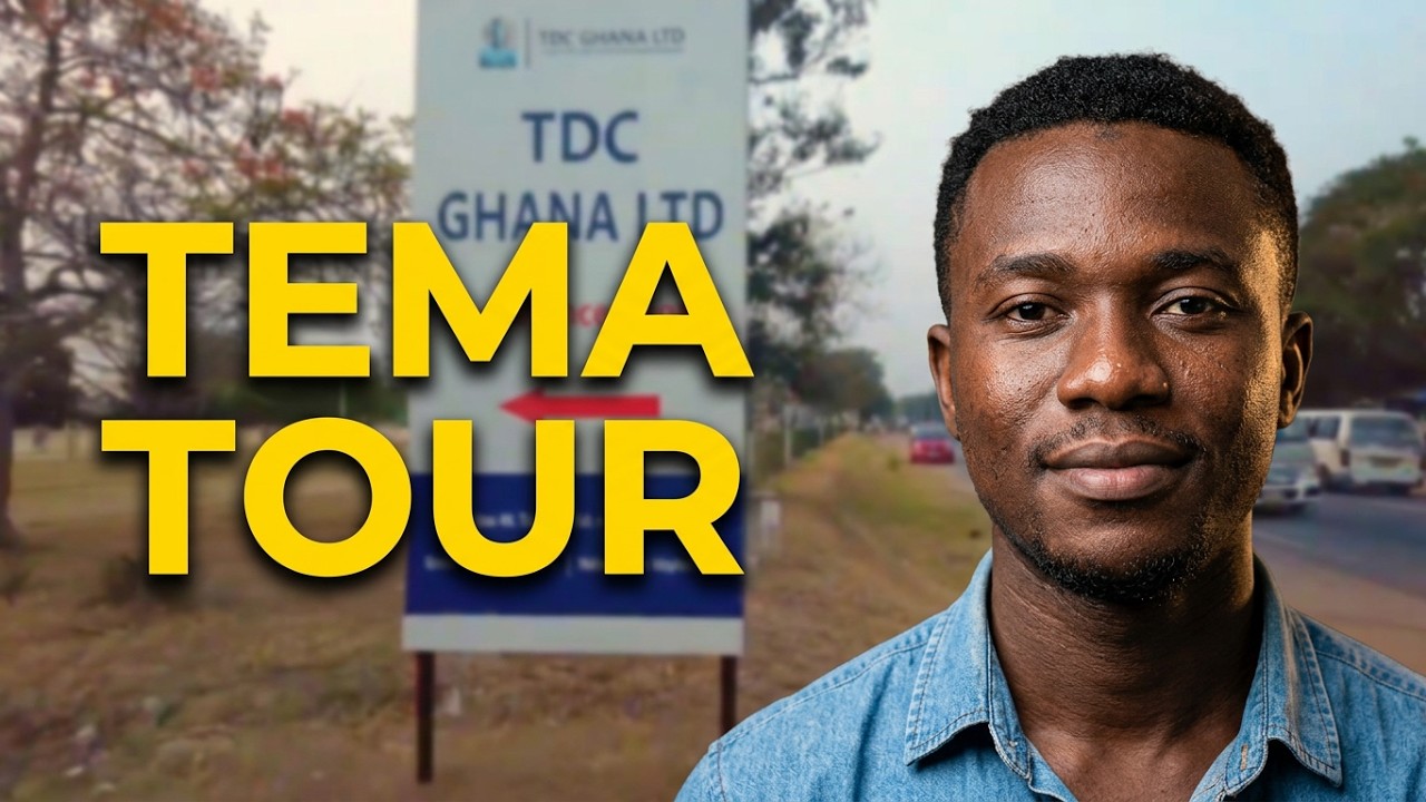 Walk Tour , Tema Ghana Street #ghanavlog #streetvlog 