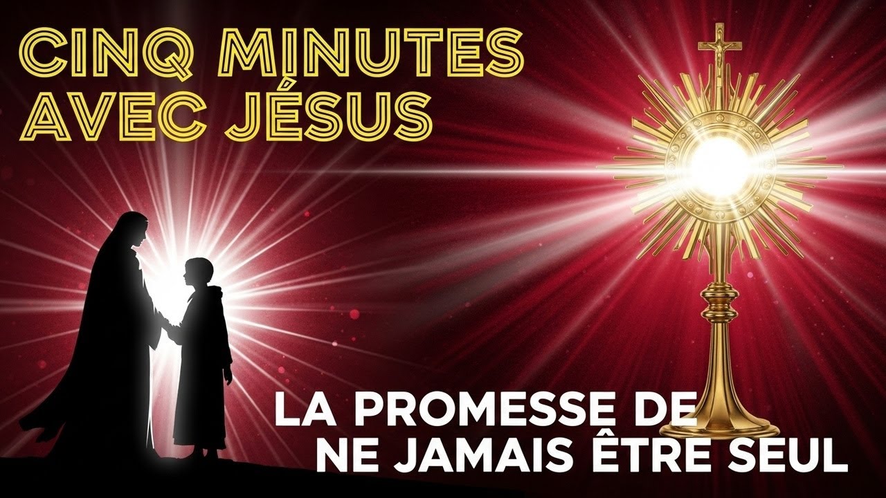 Cinq Minutes avec Jésus au Saint-Sacrement : La Promesse de ne Jamais être Seul