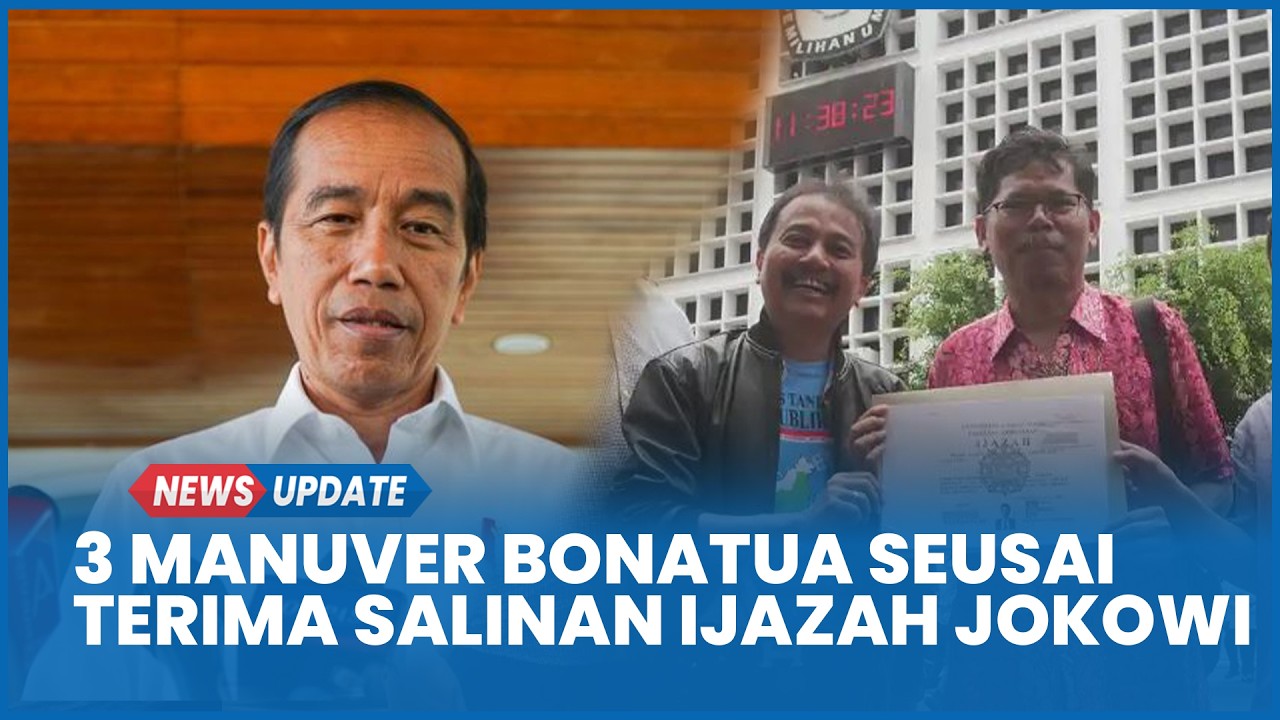 3 Manuver Bonatua Seusai Terima Salinan Ijazah Jokowi Tanpa Sensor, Langkah Pamungkas Penasaran