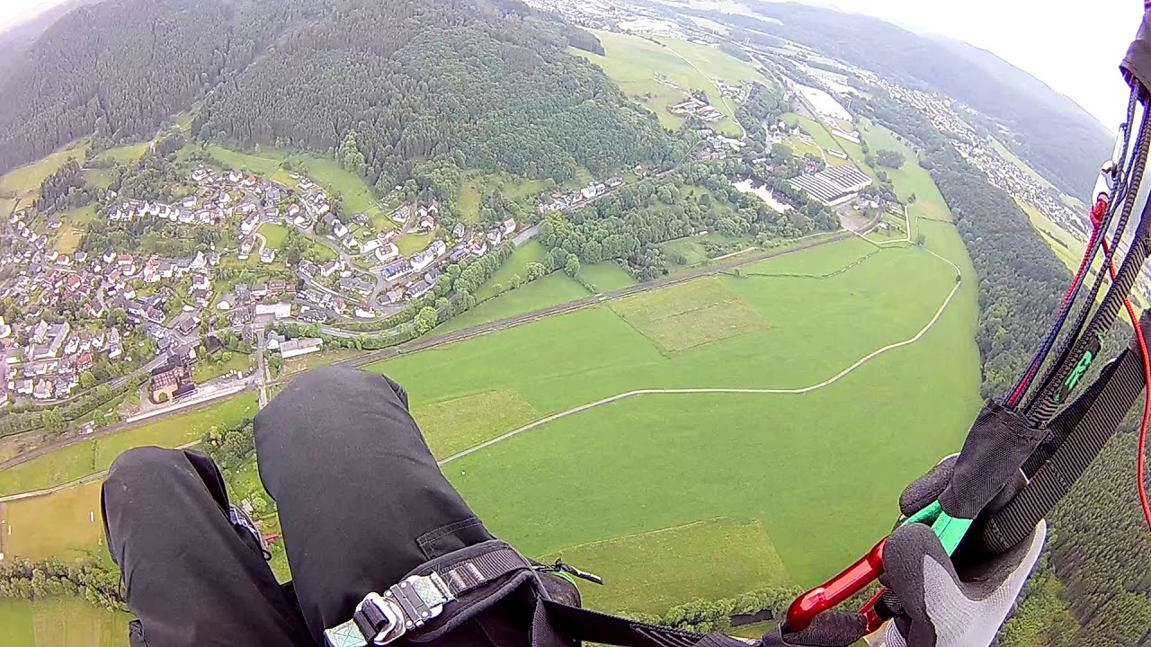 Gleitschirm Anfänger Glück 2015