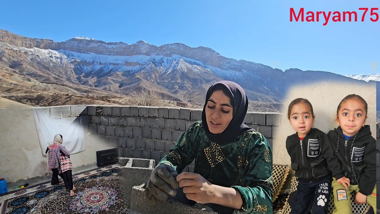 The operator's love for Maryam and the building of a dream house♥️♥️🌹