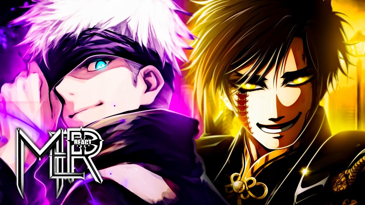 👁🌀🌌Yonkous Originais (Era Roger) React ao ♪ Olhos Vendados | Gojo e Qin Shi Huang | AniRap | 