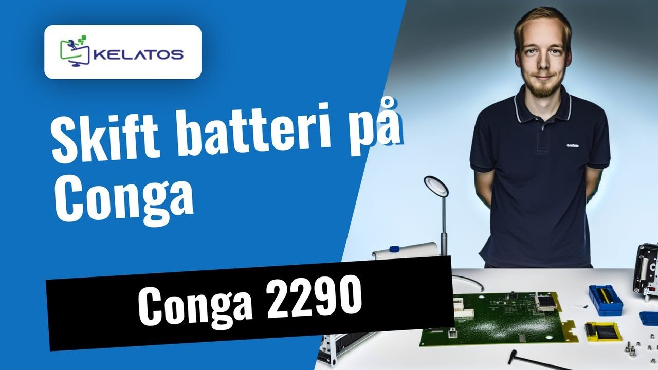 Skal du have skiftet batteri på Conga 2290? 😱 🔧 Reparation guide!