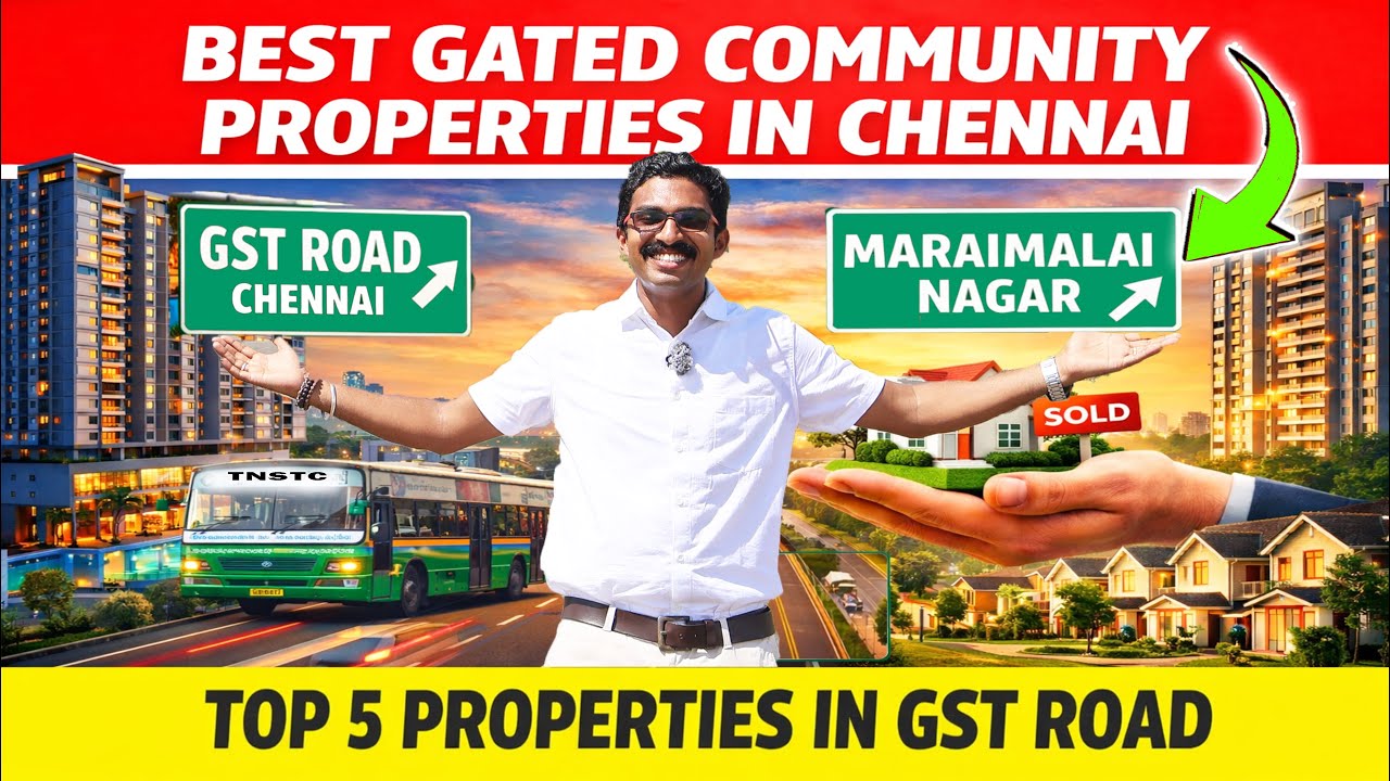 ‼️GST-ல் BEST Gated Community Properties at Maraimalai nagar Plot for salein Maraimalainagar Chennai