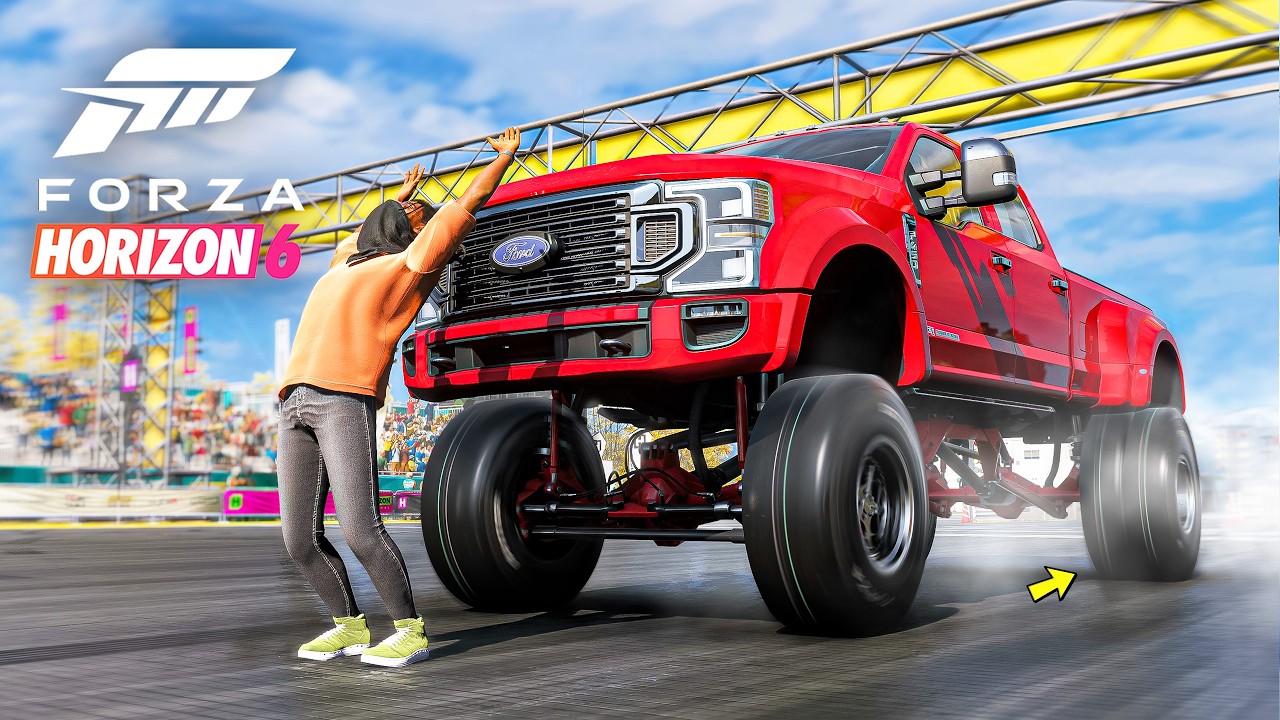 Forza Horizon 6 - The RARE Lifted Ford F-450 IS HILARIOUS!