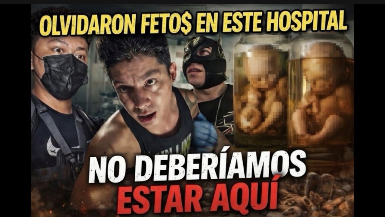 Encontramos Fet0$ abandonados en este hospital abandonado de Cancún (contenido sensible)